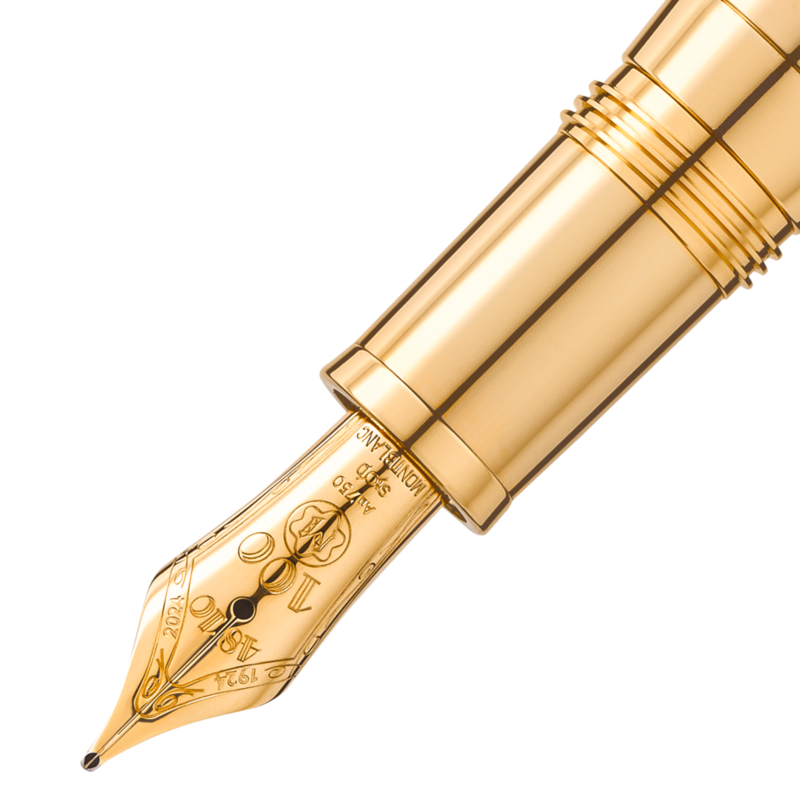 Montblanc-Montblanc FP  Meisterstück The Origin Collection Solitaire LeGrand Fountain Pen (F) Coral 131353-131353_2