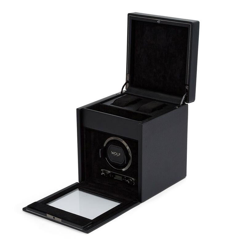 -WOLF British Racing Single Watch Winder with Storage Black 792102-792102_2