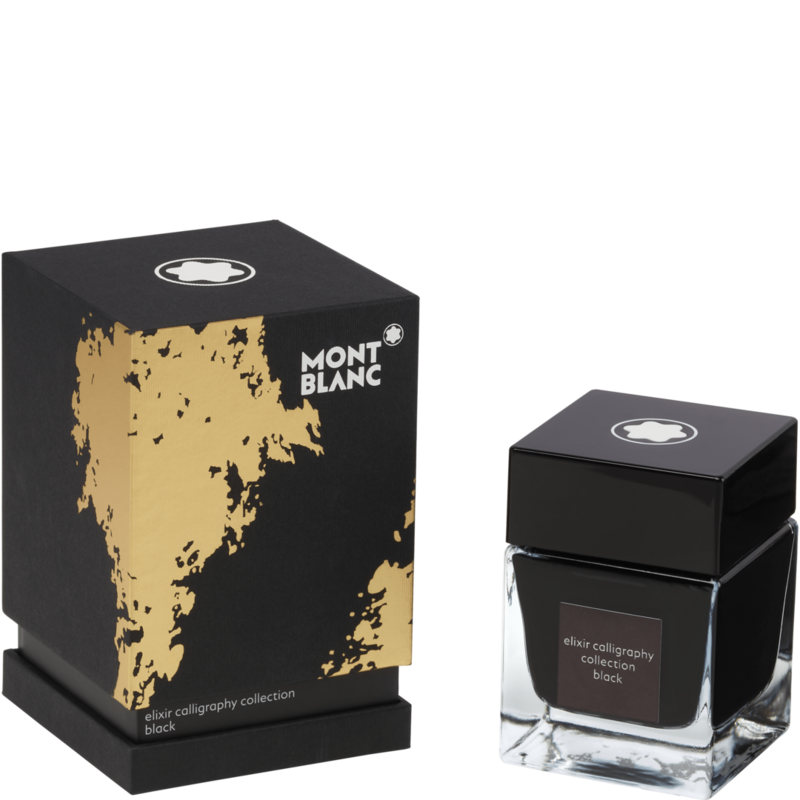 Montblanc -Montblanc Ink Bottle 50 ml Elixir Calligraphy Black 119578-119578_2