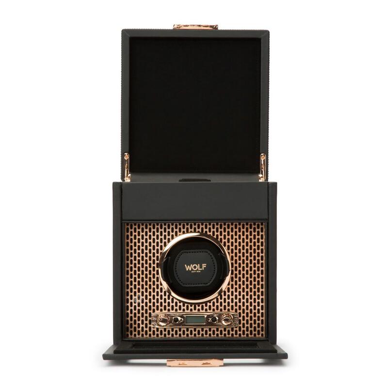 -WOLF Axis Single Watch Winder with Storage Copper 469216-469216_2