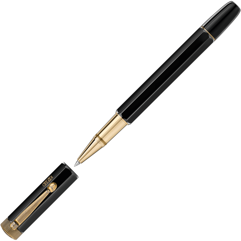 Montblanc-Montblanc Heritage Collection Egyptomania Special Edition Black Rollerball Pen 125493-125493_2