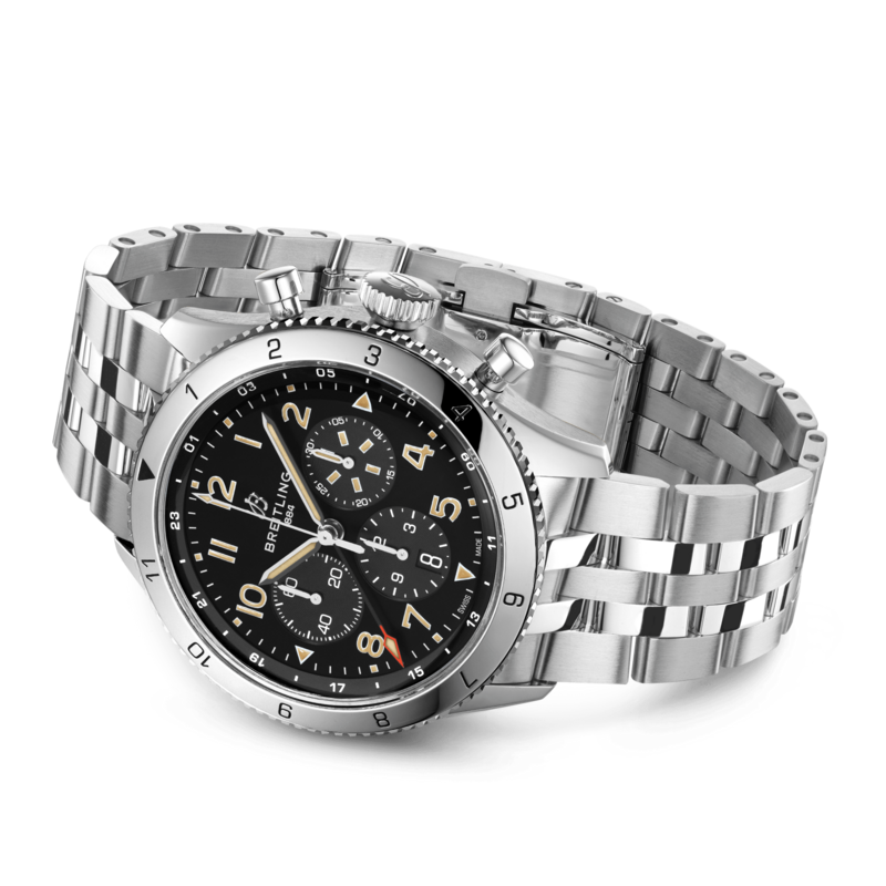 Breitling-Breitling Super AVI B04 Chronograph GMT 46 P-51 Mustang AB04453A1B1A1-AB04453A1B1A1_2