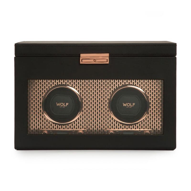 -WOLF Axis Double Watch Winder with Storage Copper 469316-469316_2