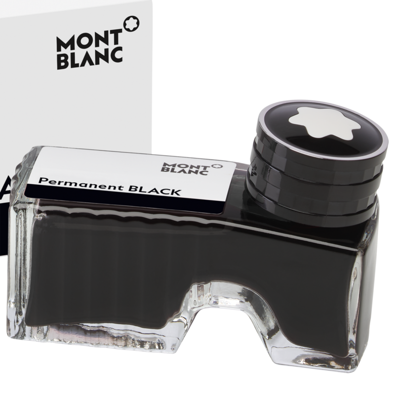 Montblanc-Montblanc Ink Bottle 60 ml Permanent Black (DIN ISO 14145-2) 128196-128196_2