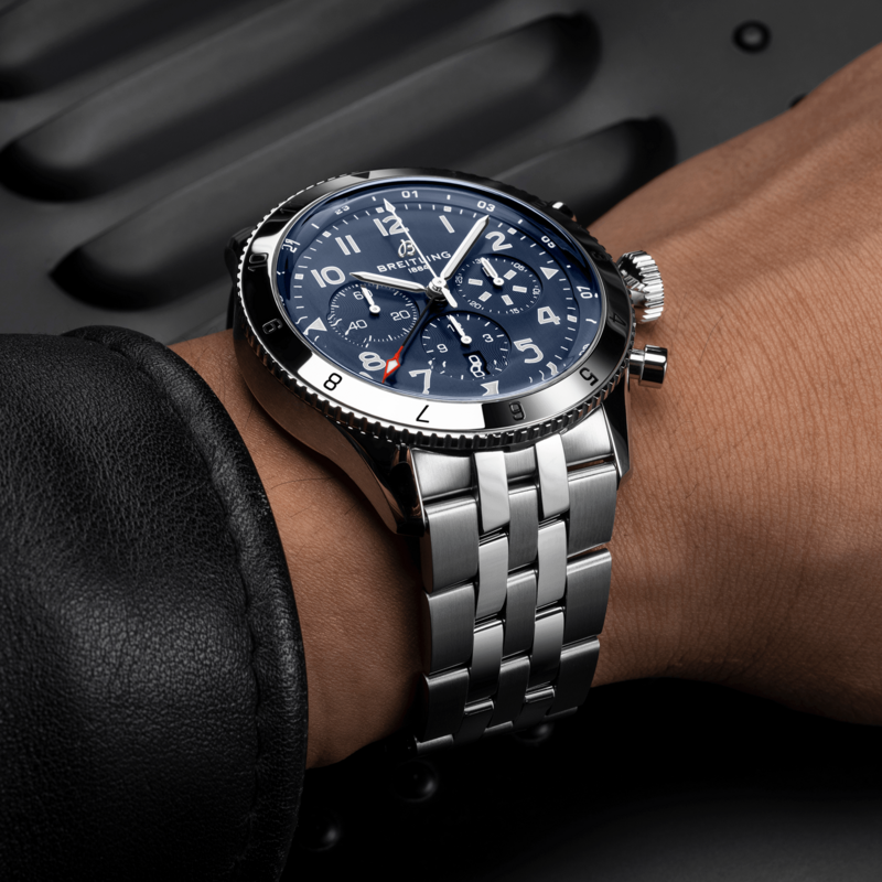 Breitling-Breitling Super AVI B04 Chronograph GMT 46 Tribute to Vought F4U Corsair AB04451A1C1A1-AB04451A1C1A1_2