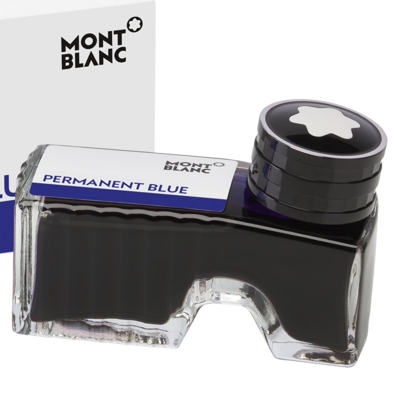 Montblanc-Montblanc Ink Bottle 60 ml Permanent Blue (DIN ISO 14145-2) 128195-128195_2
