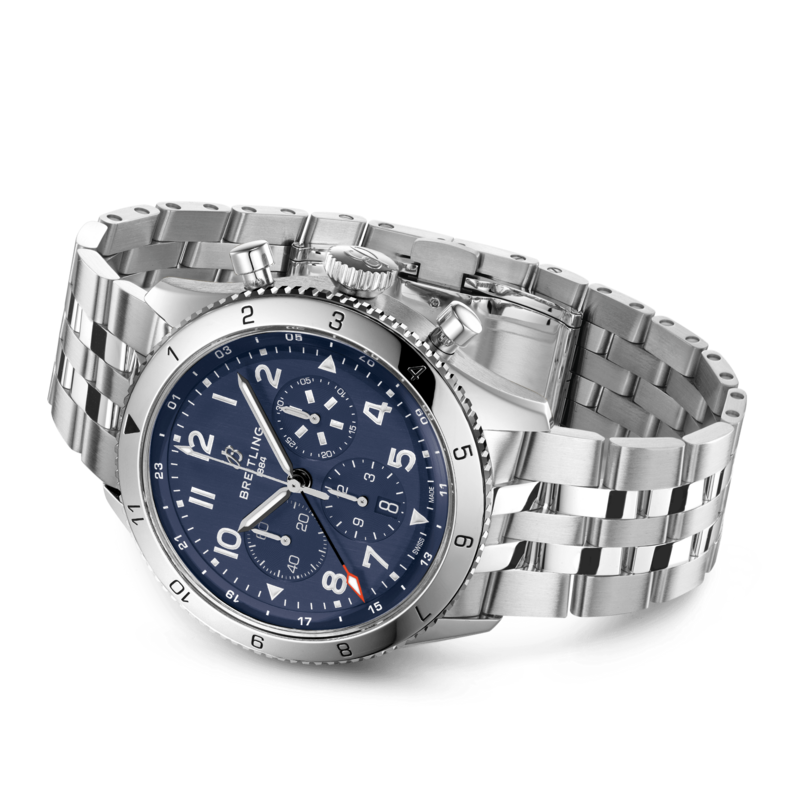 Breitling-Breitling Super AVI B04 Chronograph GMT 46 Tribute to Vought F4U Corsair AB04451A1C1A1-AB04451A1C1A1_2