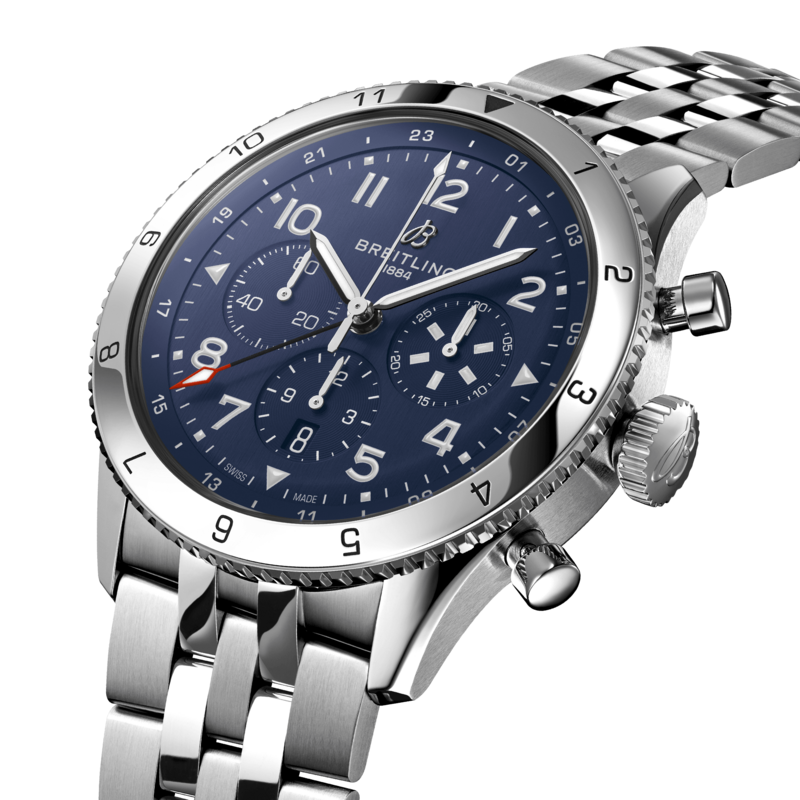 Breitling-Breitling Super AVI B04 Chronograph GMT 46 Tribute to Vought F4U Corsair AB04451A1C1A1-AB04451A1C1A1_2