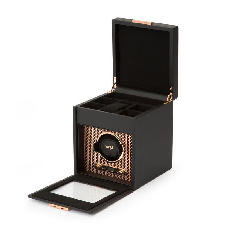 -WOLF Axis Single Watch Winder with Storage Copper 469216-469216_2