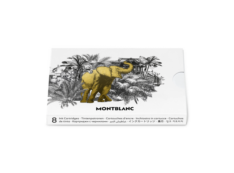 Montblanc-Montblanc 8 Ink Cartridges Around the World in 80 Days, Brown 130291-130291_2