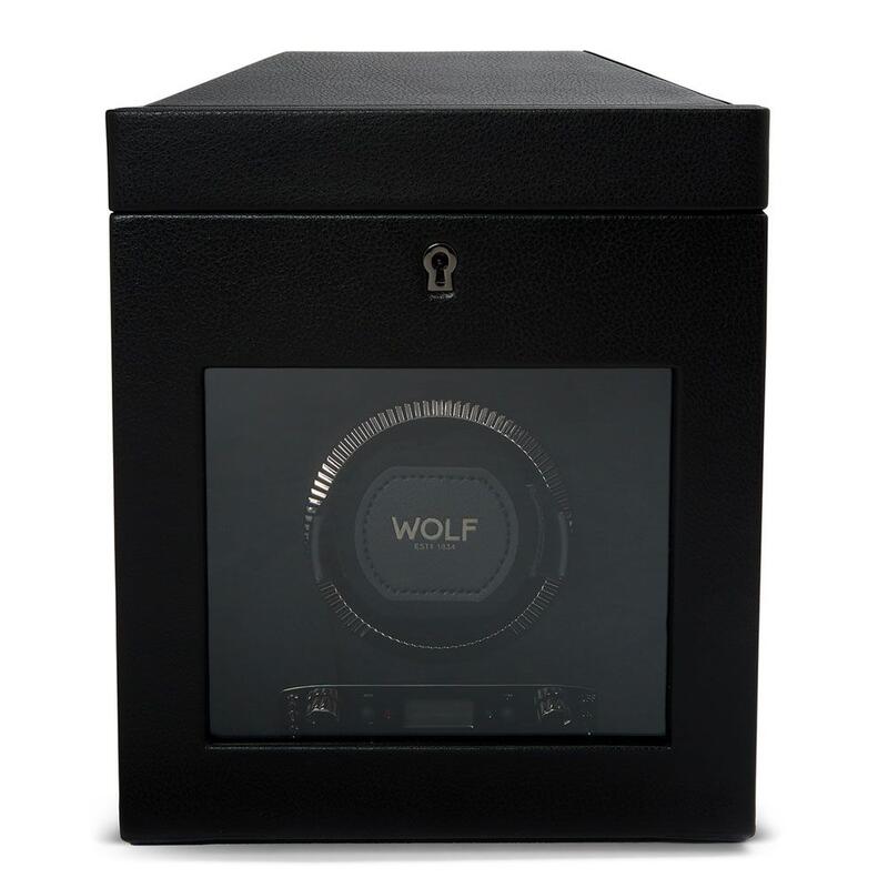 -WOLF British Racing Single Watch Winder with Storage Black 792102-792102_2