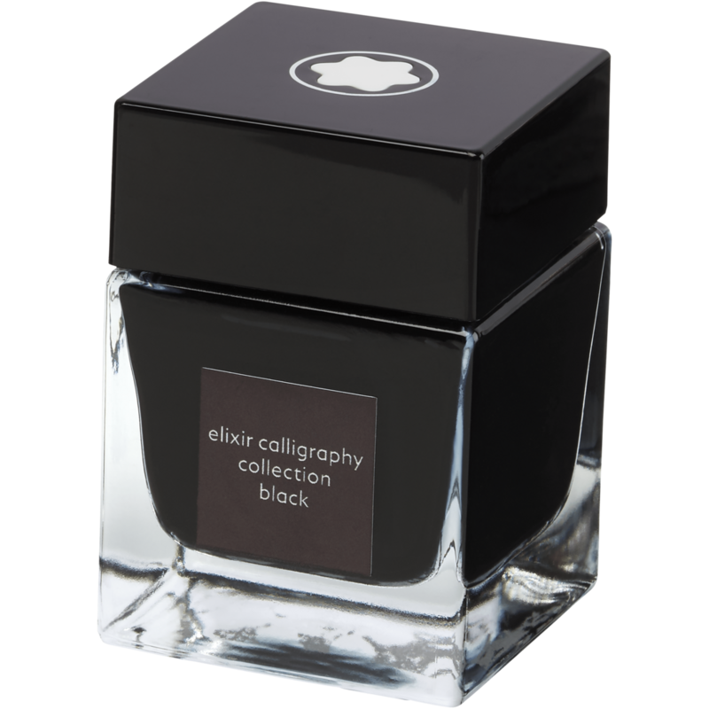 Montblanc -Montblanc Ink Bottle 50 ml Elixir Calligraphy Black 119578-119578_2