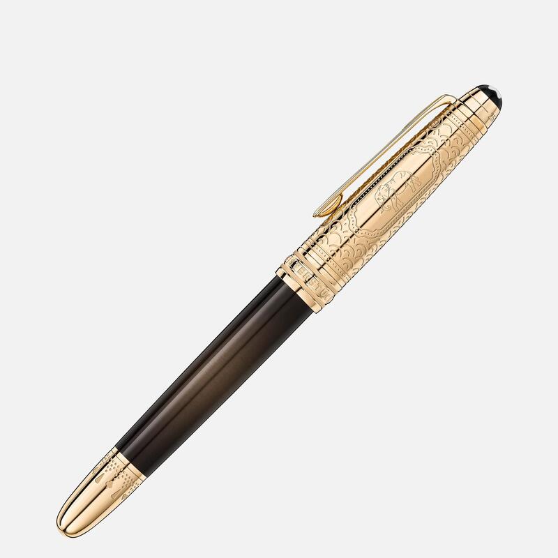 Montblanc -Montblanc Meisterstück Around the World in 80 Days Doué Classique Fountain Pen (F) 128470-128470_2