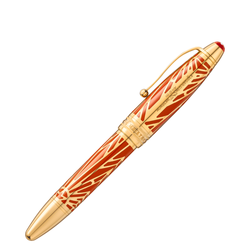 Montblanc -Montblanc FP  Meisterstück The Origin Collection Solitaire LeGrand Fountain Pen (F) Coral 131353-131353_2