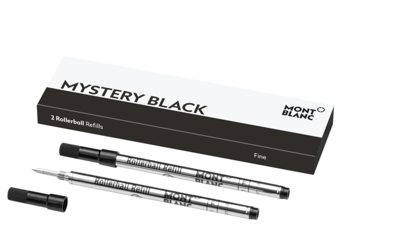 Montblanc-Montblanc 2 Rollerball Refills (F) Mystery Black 105162-105162_2