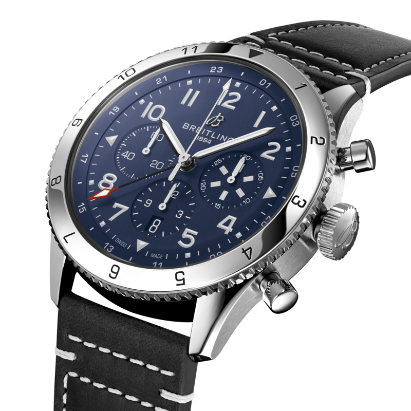 Breitling-Breitling Super AVI B04 Chronograph GMT 46 Tribute to Vought F4U Corsair AB04451A1C1X1-AB04451A1C1X1_2