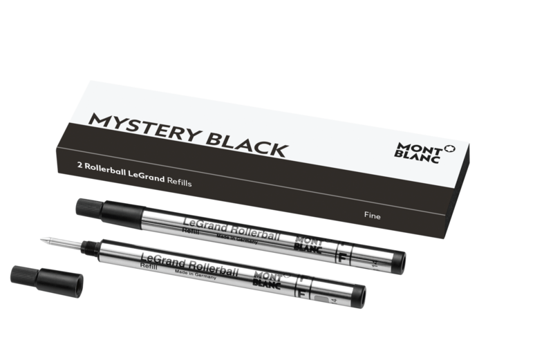 Montblanc -Montblanc 2 Rollerball LeGrand Refills (F) Mystery Black 105166-105166_2