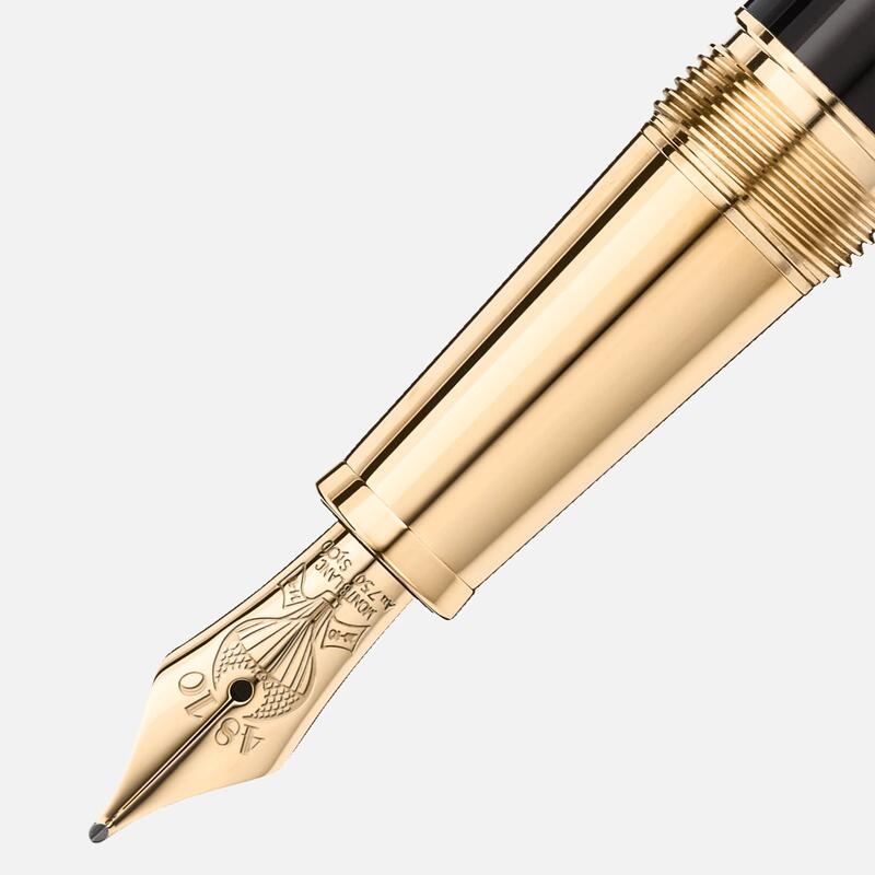 Montblanc -Montblanc Meisterstück Around the World in 80 Days Doué Classique Fountain Pen (F) 128470-128470_2