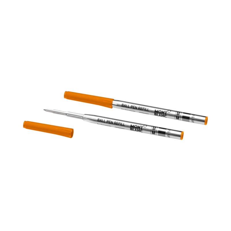 Montblanc -Montblanc 2 Ballpoint Pen Refills (M) Manganese Orange 128221-128221_2