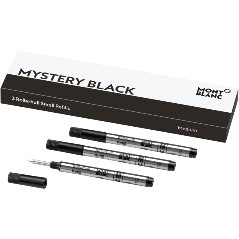 Montblanc-Montblanc 3 Rollerball Small Refills (M) Mystery Black 107323-107323_2