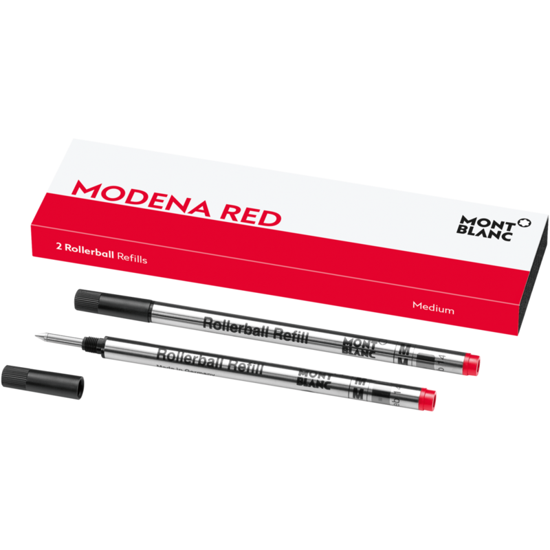 Montblanc -Montblanc 2 Rollerball Refills (M) Modena Red 124517-124517_2