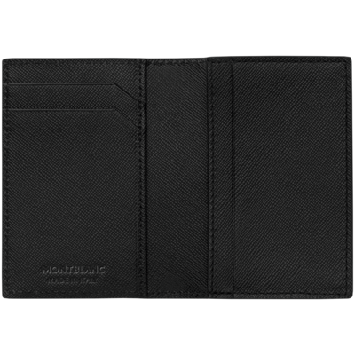 MONTBLANC Sartorial Black Leather Business Card Holder 113223, Fast & Free  US Shipping