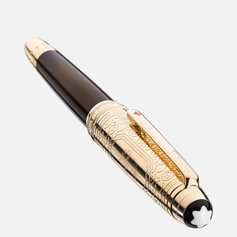 Montblanc -Montblanc Meisterstück Around the World in 80 Days Doué Classique Fountain Pen (F) 128470-128470_2