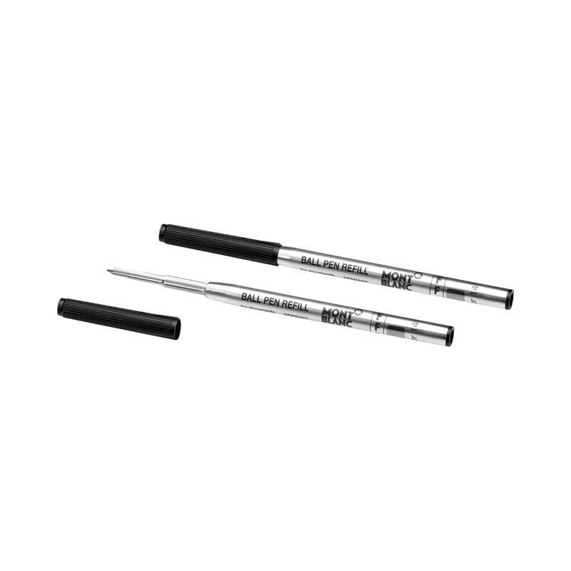 Montblanc -Montblanc 2 Ballpoint Pen Refills (F) Mystery Black 128210-128210_2