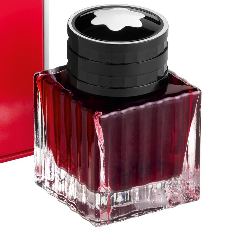 Montblanc-Montblanc Ink Bottle 30ml Red Palette Madder Red 125929-125929_2