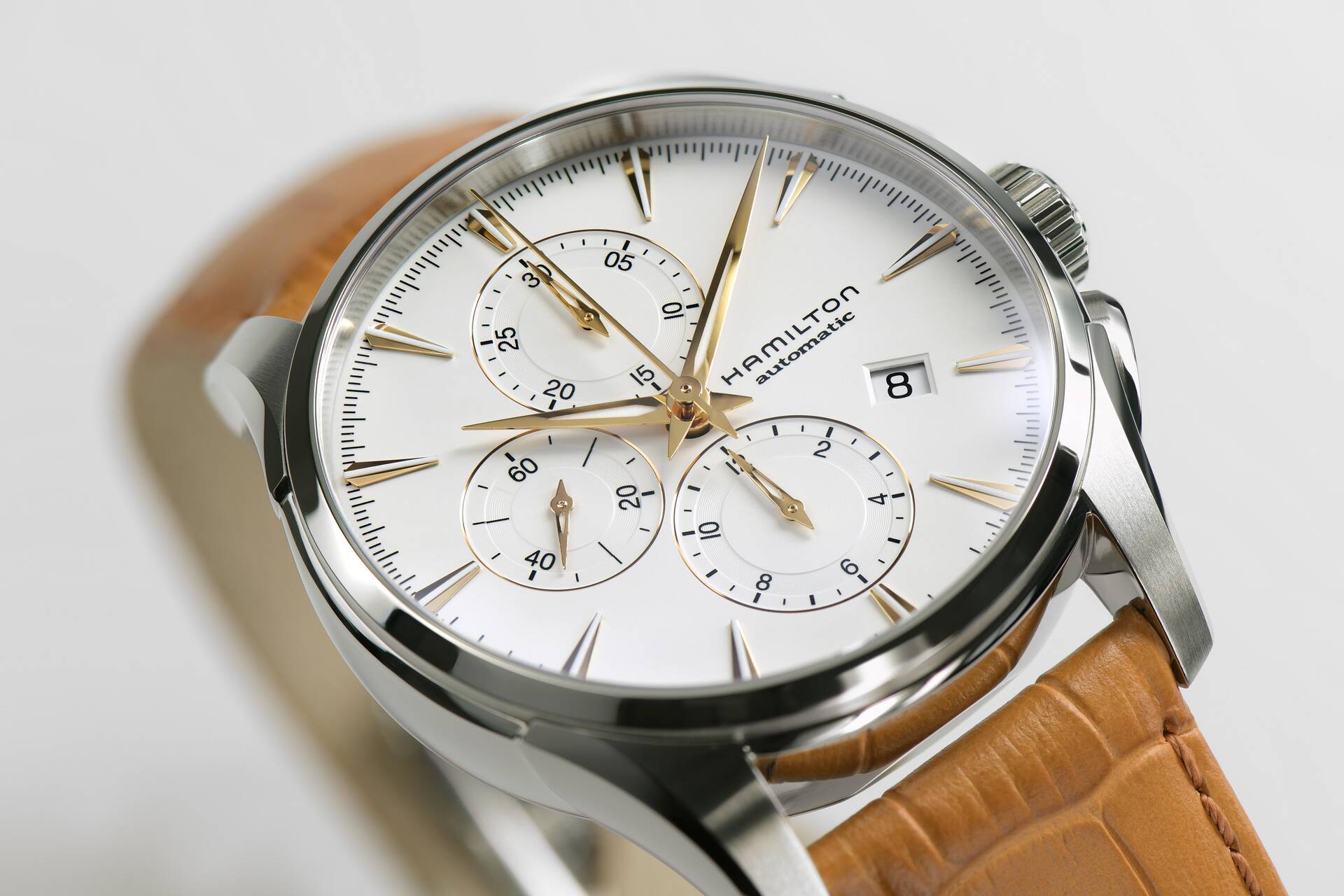 Hamilton jazzmaster auto discount chrono