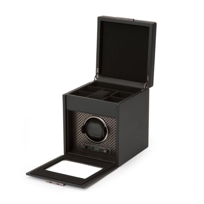 -WOLF Axis Single Watch Winder with Storage Powder Coat 469203-469203_2