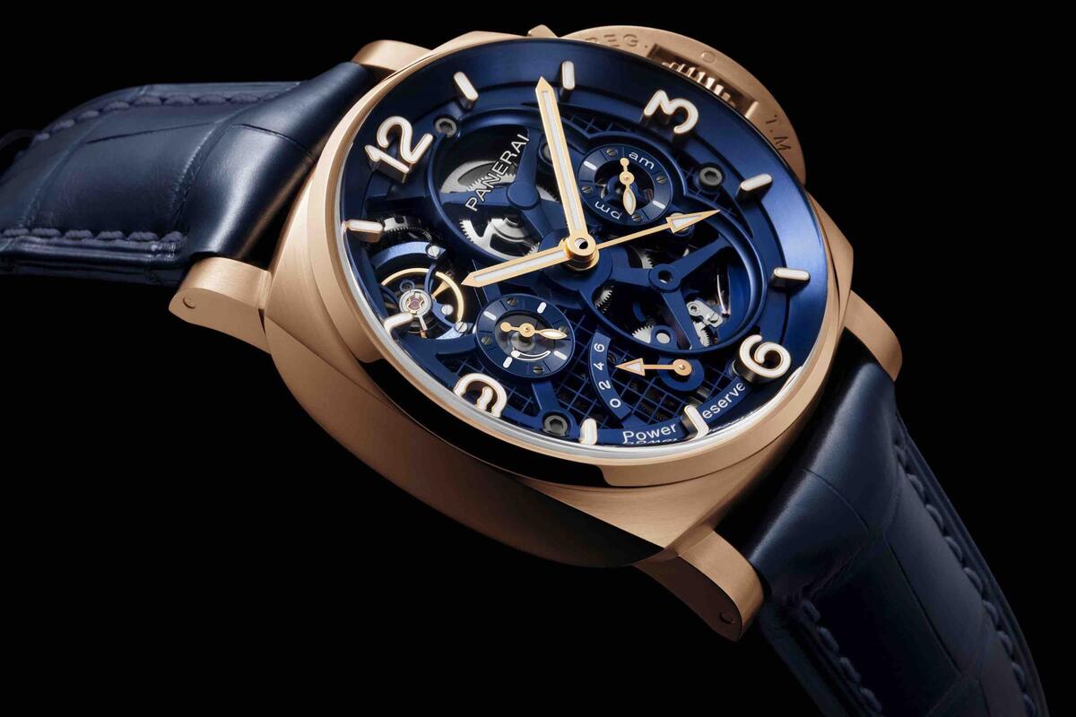 Tourbillon v pol t kov m pouzd e Panerai Carollinum