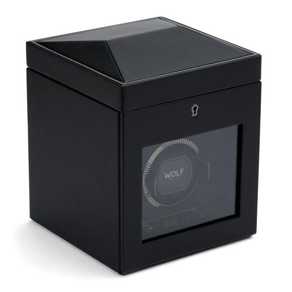 -WOLF British Racing Single Watch Winder with Storage Black 792102-792102_1