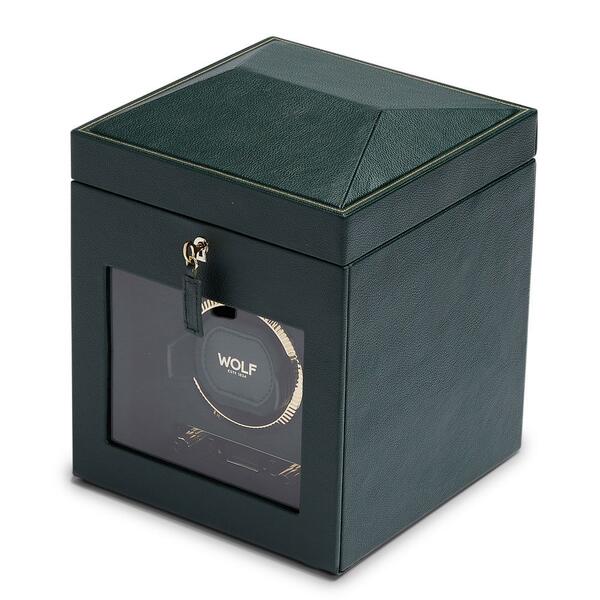 -WOLF British Racing Single Watch Winder with Storage Green 792141-792141_1