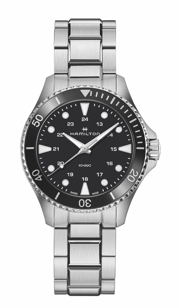 Hamilton-Hamilton Khaki Navy Scuba Quartz H82201131-H82201131