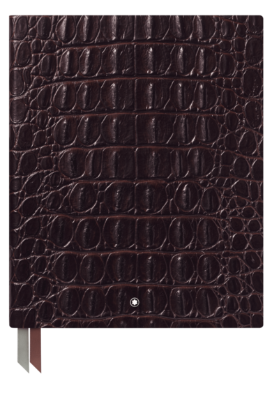 Montblanc Fine Stationery Notebook 149 Croco Print Matte Brown