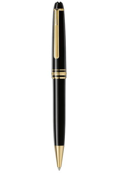 Montblanc Meisterstuck Classique Gold Coated Ballpoint Pen 132453 Carollinum