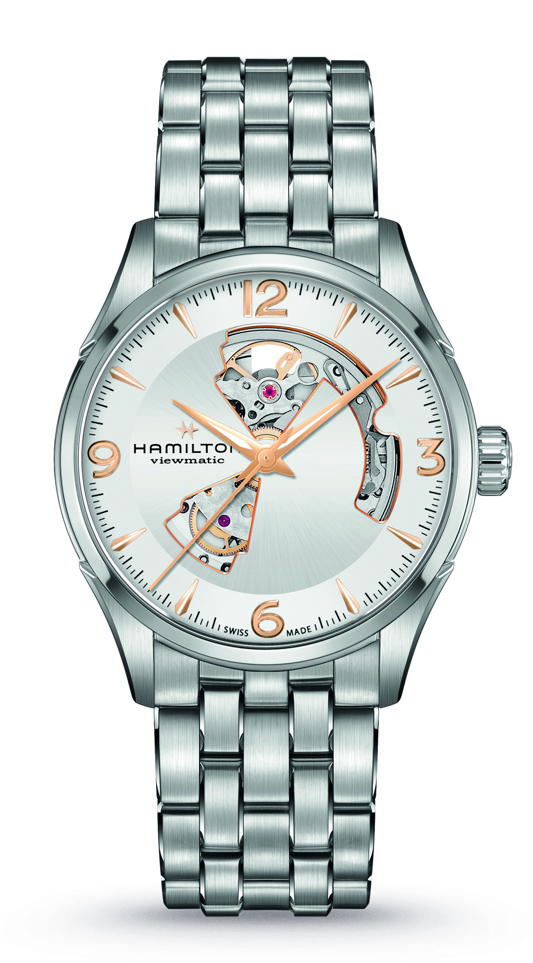 Hamilton jazzmaster 2024 viewmatic open heart